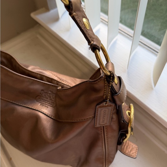 Coach Zoe Leather Hobo shoulder bag - Picture 4 of 15